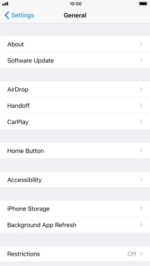 Press Software Update. If a new software version is available, it's displayed. Follow the instructions on the screen to update the phone software.