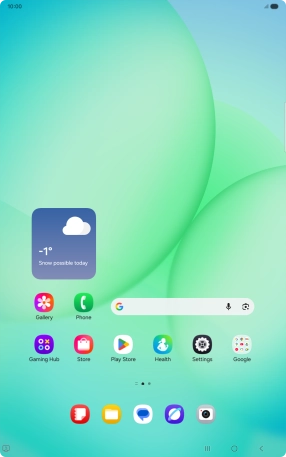 Slide your finger downwards starting from the top right side of the screen. Slide your finger downwards starting from the top right side of the screen.