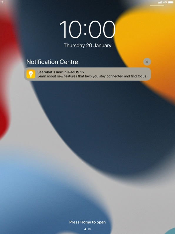 Press the required notification and follow the instructions on the screen to use the selected function.