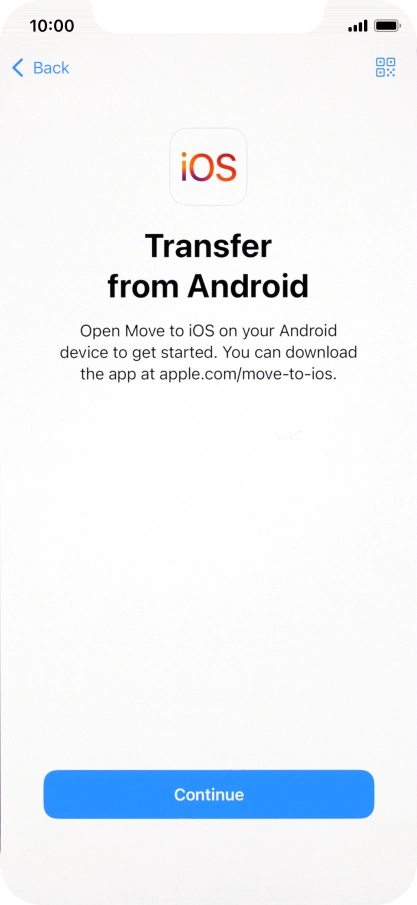 To transfer content to your phone, you need to install the app To transfer content to your phone, you need to install the app