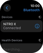 Press the Digital Crown several times to return to standby mode. Press the Digital Crown several times to return to standby mode.