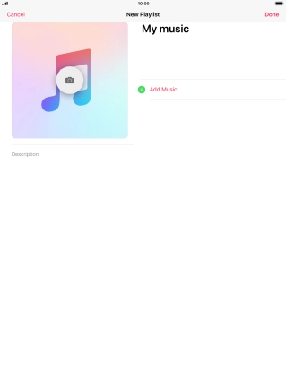 Press Add Music.