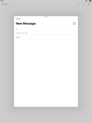 Press To: and key in the first letters of the recipient's name. Press To: and key in the first letters of the recipient's name.