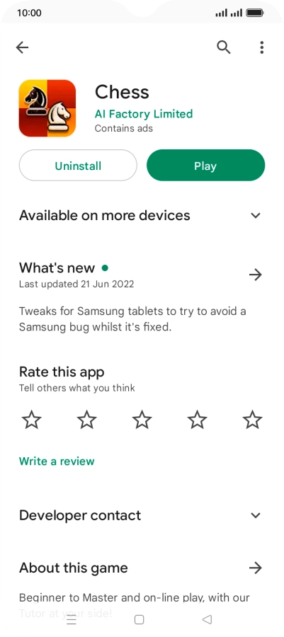 Press Uninstall. Press Uninstall.