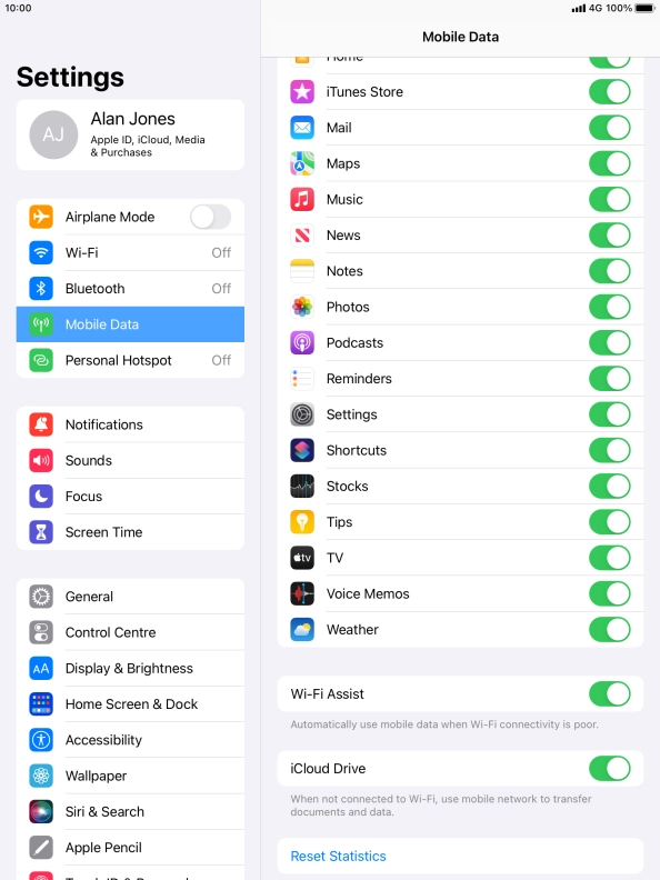 Press the indicator next to Press the indicator next to
