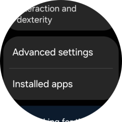 Press Advanced settings and follow the instructions on the screen to select the required settings.