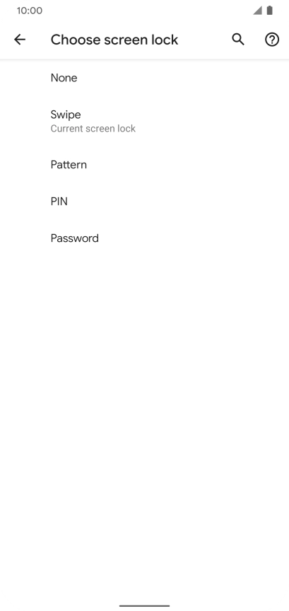 Press Pattern.