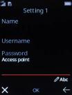 Key in live.vodafone.com and press the Navigation key. Key in live.vodafone.com and press the Navigation key.