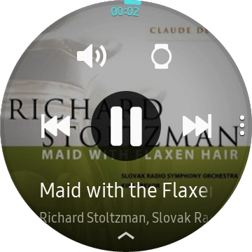 Press the volume icon. Press the volume icon.