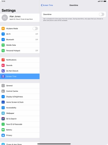 Press the indicator next to Press the indicator next to