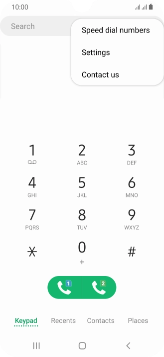 Press Settings.