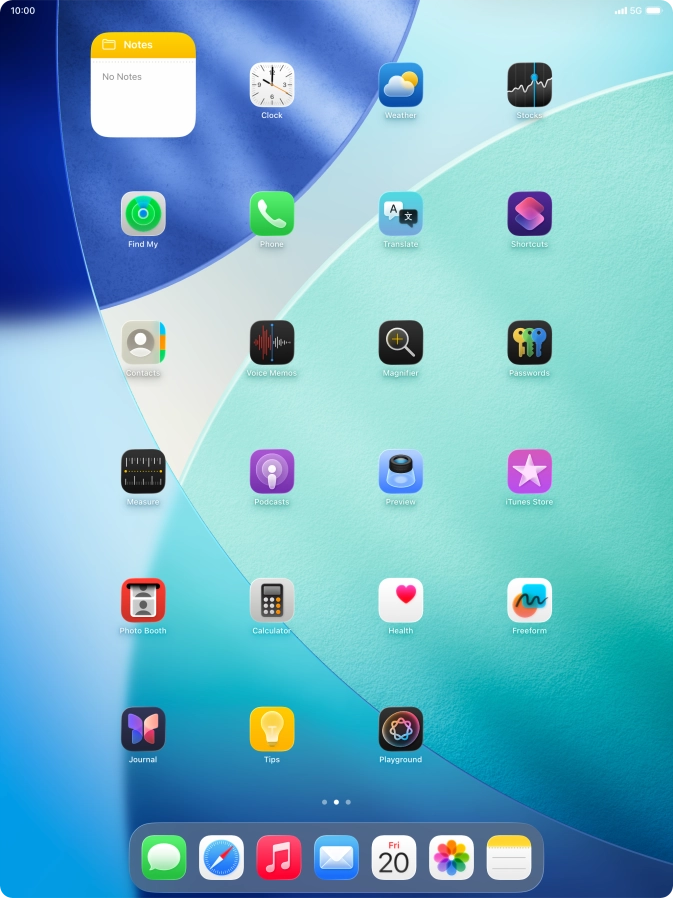 If you're using a Widget Stack: slide up or down on the stack to select the required widget. If you're using a Widget Stack: slide up or down on the stack to select the required widget.
