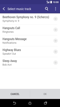 Press the required ring tones to hear them.