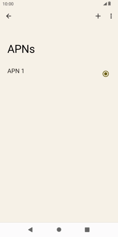 Press the add icon. Press the add icon.