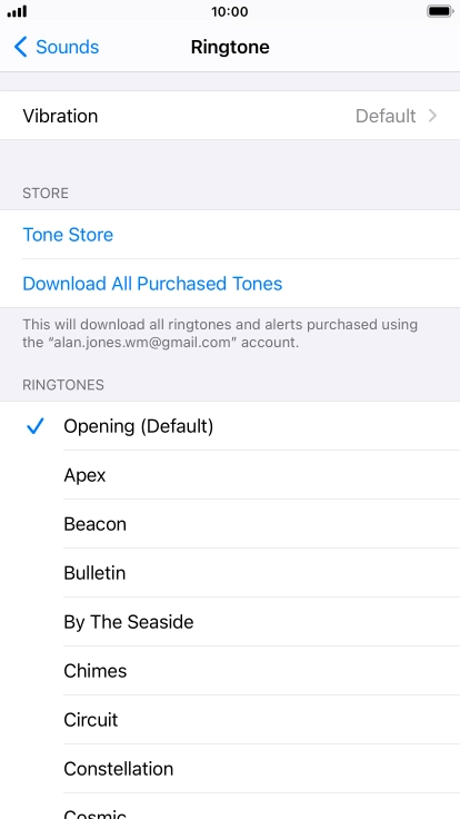 Press the required ring tones to hear them.