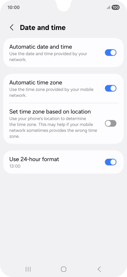 Press the Home key to return to the home screen.