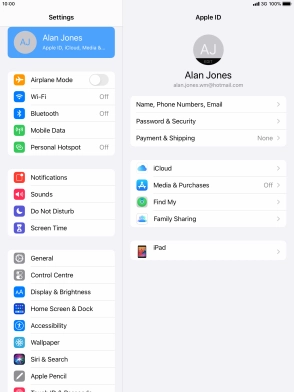 Press the Home key to return to the home screen.