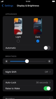 Press the indicator next to Press the indicator next to