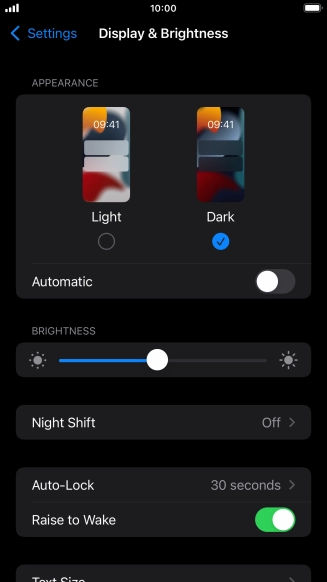 Press the indicator next to Press the indicator next to