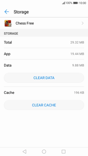 Press CLEAR CACHE. Press CLEAR CACHE.