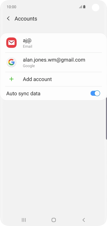 Press the Home key to return to the home screen. Press the Home key to return to the home screen.