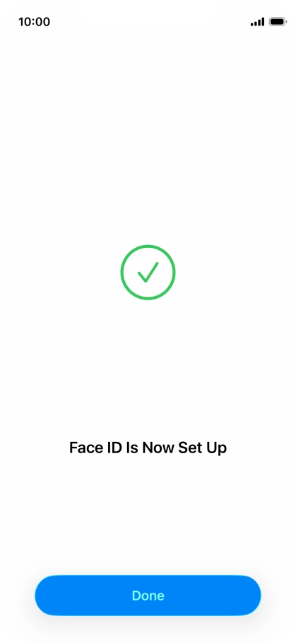 Press Done. If you haven't previously selected a phone lock code, key in a code of your own choice twice. Press Done. If you haven't previously selected a phone lock code, key in a code of your own choice twice.