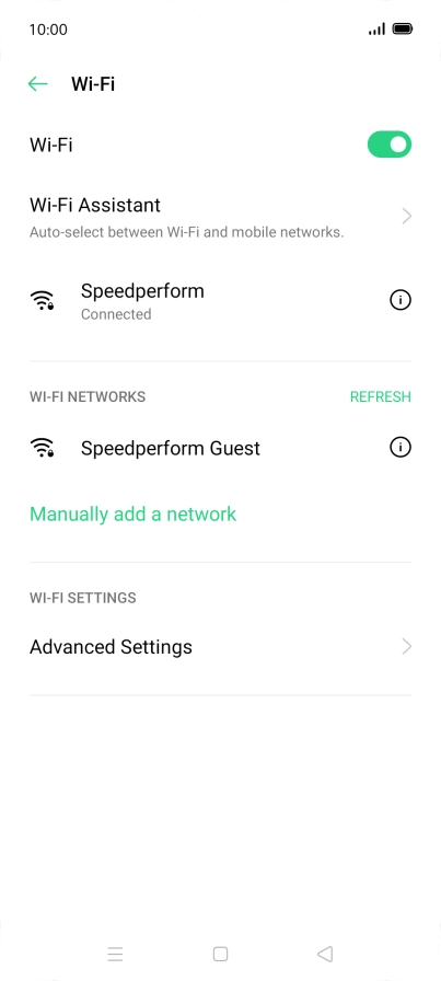 Press the Home key to return to the home screen. Press the Home key to return to the home screen.