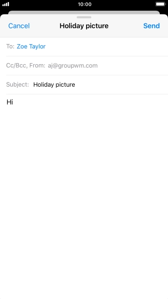 Press and hold the text input field until a pop-up menu is displayed. Press and hold the text input field until a pop-up menu is displayed.