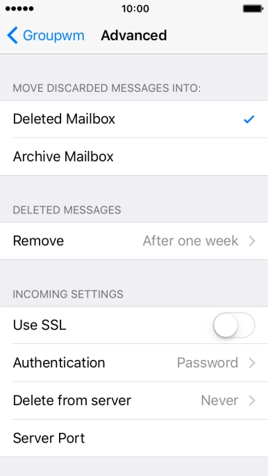 Press Authentication.