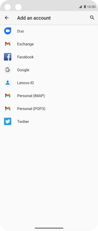 Press Google.