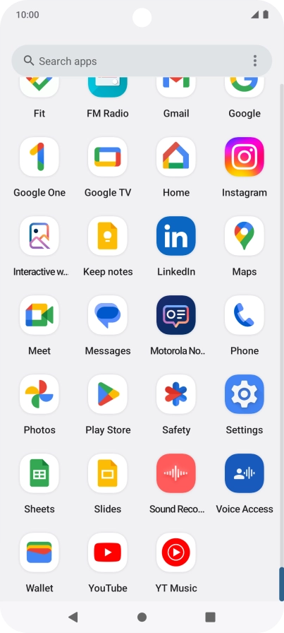 Press Play Store.