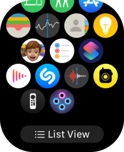 Press the Digital Crown to return to the home screen. Press the Digital Crown to return to the home screen.