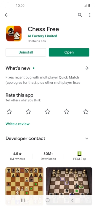 Press Uninstall. Press Uninstall.