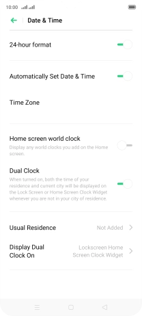 Press the Home key to return to the home screen. Press the Home key to return to the home screen.