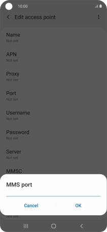 Key in 8080 and press OK. Key in 8080 and press OK.