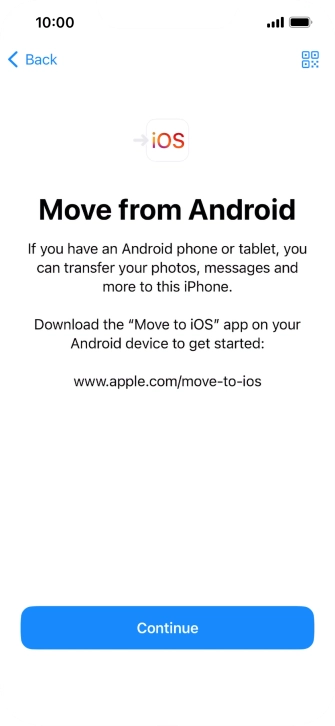 To transfer content to your phone, you need to install the app 