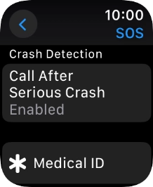Press Medical ID. Press Medical ID.