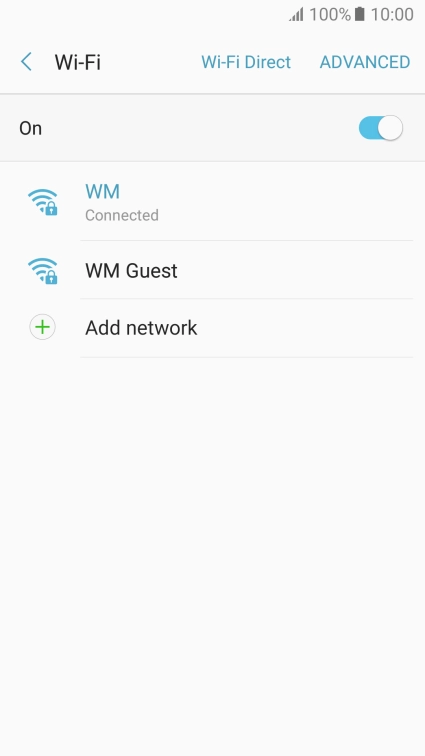 Press the Home key to return to the home screen.
