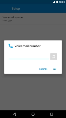 Key in +61414121121 and press OK. Key in +61414121121 and press OK.