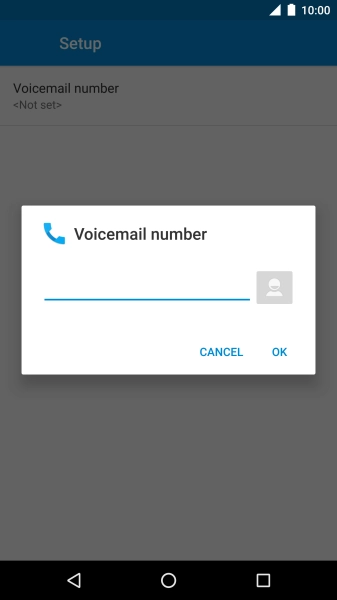 Key in +61414121121 and press OK. Key in +61414121121 and press OK.