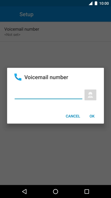 Key in +61414121121 and press OK. Key in +61414121121 and press OK.