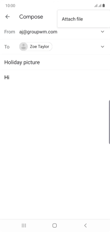 Press Attach file.