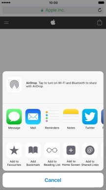 Press Add Bookmark.