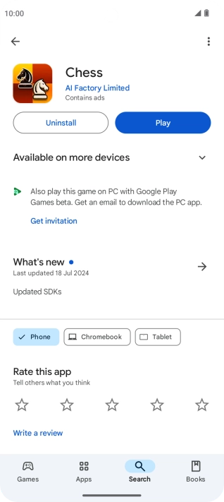Press Uninstall. Press Uninstall.