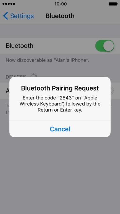 Press the Home key to return to the home screen.