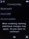 If you turn on the function, press the Navigation key.