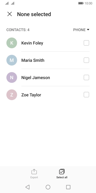 Press Select all.