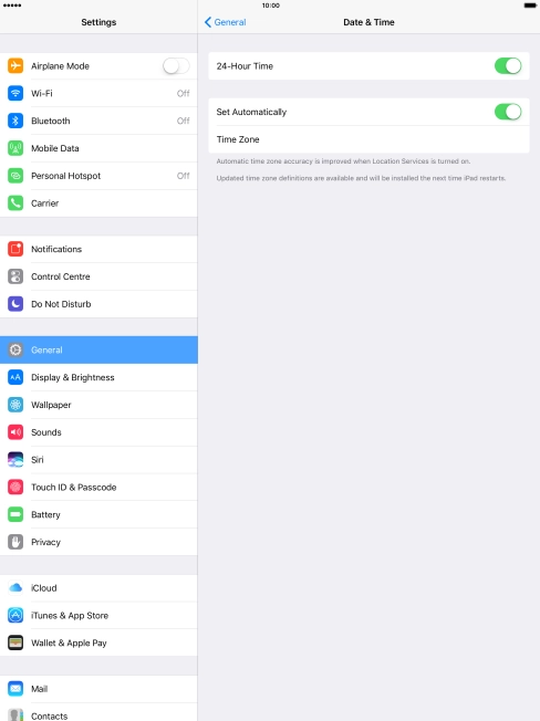 Press the Home key to return to the home screen. Press the Home key to return to the home screen.