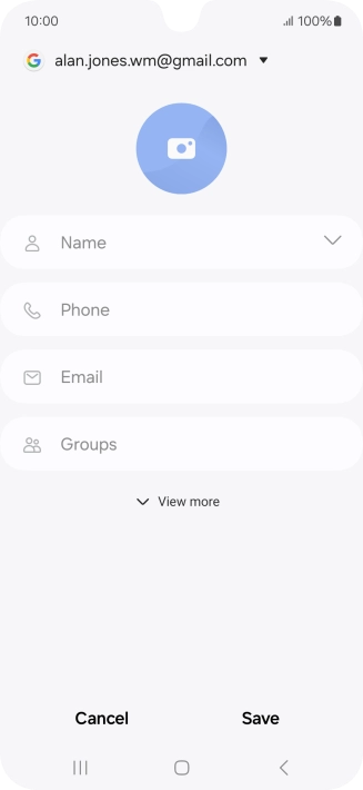 Press Name and key in the required name. Press Name and key in the required name.