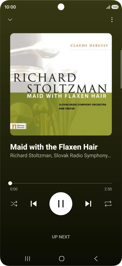 Press arrow right to go to the next audio file. Press arrow right to go to the next audio file.